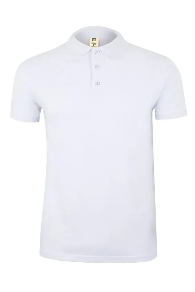 POLO BLANCO MANGA CORTA 210