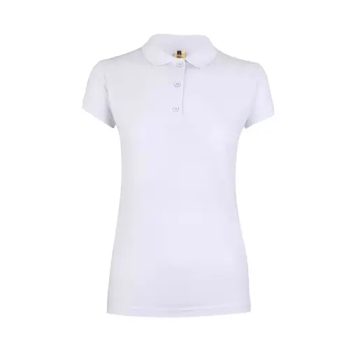 POLO BLANCO MANGA CORTA MUJER 210